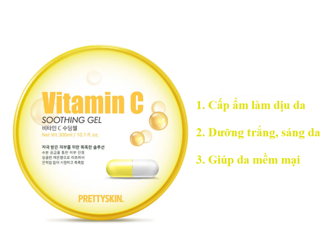 Gel Dưỡng Đa Năng Prettyskin Soothing Gel 300ml