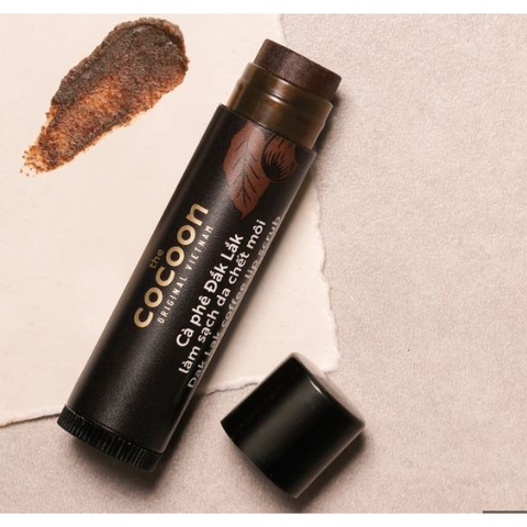 Tẩy da chết môi cà phê Đắk Lắk lip scrub Cocoon 5g