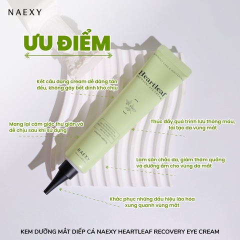 Kem Dưỡng Mắt Cấp Ẩm, Giảm Nếp Nhăn Naexy Recovery Eye Cream Hàn Quốc 40ml