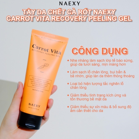 Tẩy Da Chết Naexy Recovery Peeling Gel Cấp Ẩm & Làm Sạch Da Hàn Quốc 150ml