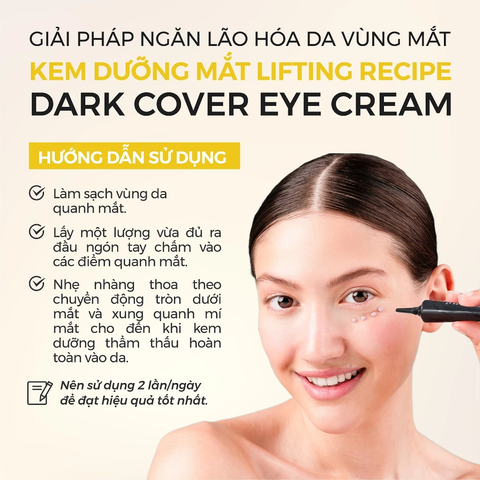 f122 - Kem dưỡng mắt cao cấp Recipe Eye Cream 30g
