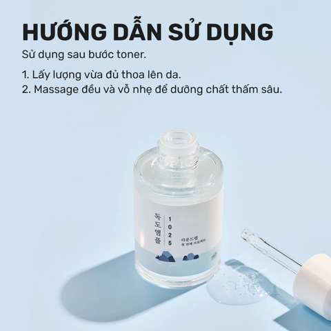 Tinh Chất Dưỡng Da Round Lab 1025 Dokdo Ampoule 45g cấp ẩm dịu nhẹ