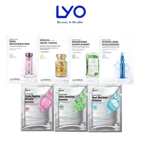 Mặt Nạ Dưỡng Ẩm, Chăm Sóc Da Chuyên Sâu, Giúp Da Sáng Mịn Wonjin Effect Concentrated Essence Mask Hàn Quốc