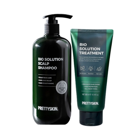 Dầu Gội Prettyskin Giảm Rụng Tóc & Hỗ Trợ Mọc Tóc Bio Solution Scalp Shampoo 500ml