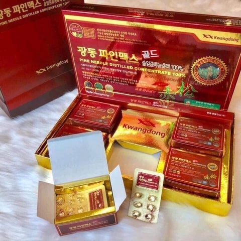 d845 - Tinh Dầu Thông Đỏ Quang Tông Kwangdong Giúp Da Dẻ Hồng Hào, Cải Thiện Hệ Tiêu Hóa Hàn Quốc LYO