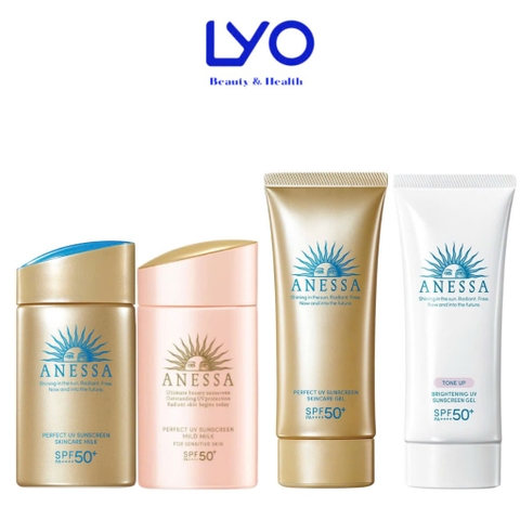 Kem Chống Nắng Dạng Sữa Anessa Perfect UV Sunscreen Skincare Milk SPF 50+ PA++++ 60ml Nhật Bản