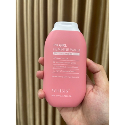 Dung dịch vệ sinh phụ nữ Whisis pH Girl Feminine Wash 200ml