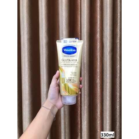 Sữa Dưỡng Thể Trắng Da Chống Nắng Vaseline Healthy Bright GLUTA-HYA 300ml
