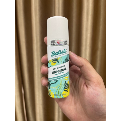 Dầu Gội Khô Batiste Dry Shampoo 200ml