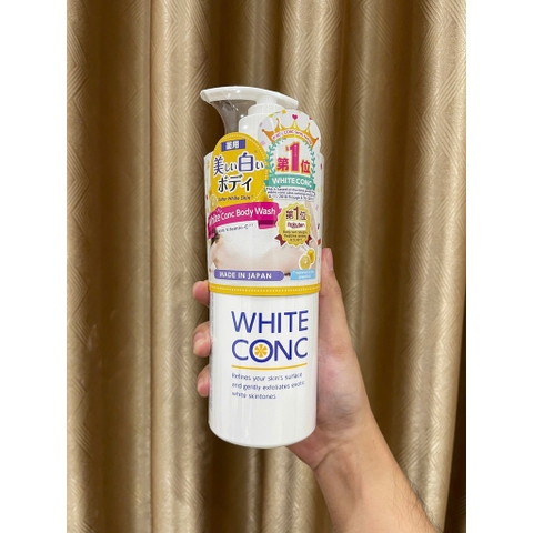 Sữa Tắm Trắng Da Nhật Bản White Conc Body 360ml & 600ml