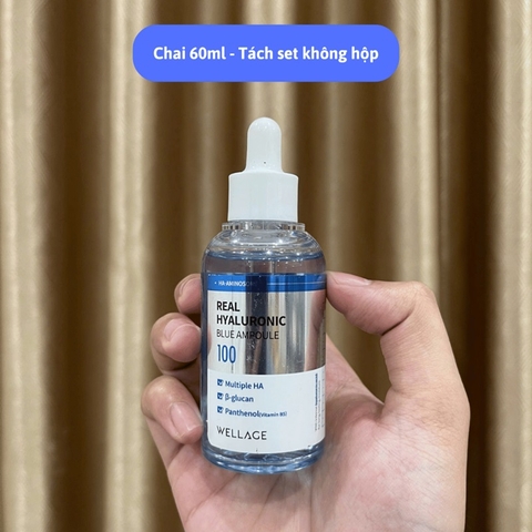 Serum Cấp Nước Wellage Real Hyaluronic Blue Ampoule 75ml