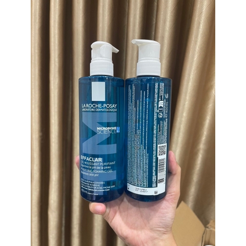 Sữa rửa mặt La Roche - Posay Gel Effaclar cho da dầu, mụn, nhạy cảm 400ml