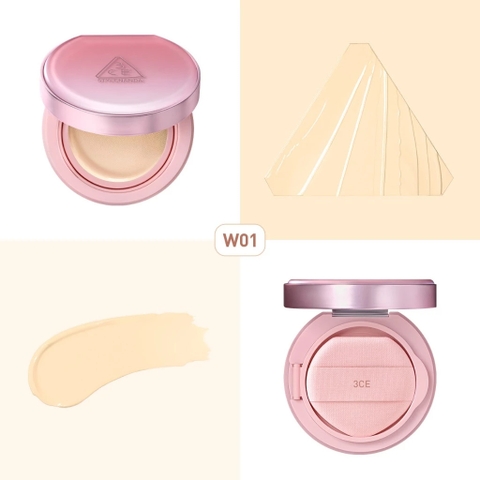 e592 - Phấn Nước Trang Điểm 3CE Stylenanda Fitting Mesh Cover Cushion 11g