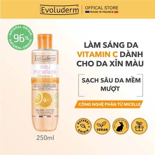 Nước tẩy trang Evoluderm MÀU VÀNG Vitamin C 250ml