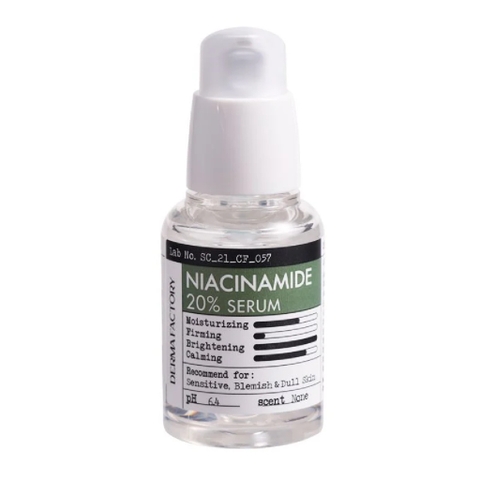 e999 - Tinh chất dưỡng trắng da, cấp ẩm, ngừa thâm mụn Derma Factory Niacinamide 20% Serum LYO