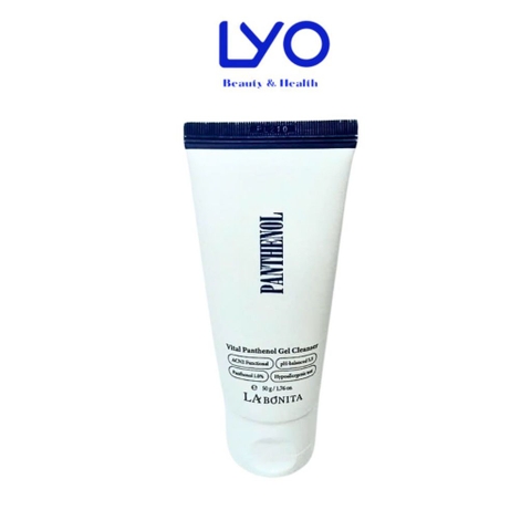 f077 - Sữa Rửa Mặt Dịu Nhẹ Cho Da Nhạy Cảm Ph 5.5 Labonita Vital Panthenol Gel Cleanser 50ml LYO