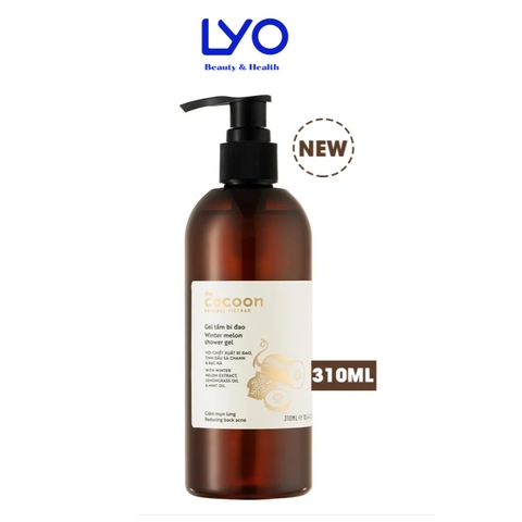 f309 - Sữa Tắm Bí Đao Cocoon Dạng Gel Giúp Giảm Mụn Lưng 310ml - 500ml