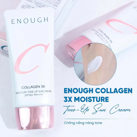 f372 -  Kem chống nắng Enough Collagen 3X MOISTURE SUN CREAM 50ml