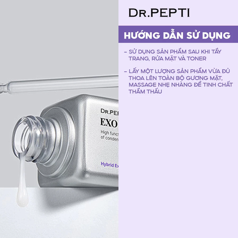 F455 - DR.PEPTI - Tinh chất dưỡng sáng chống lão hóa EXO BIOME AMPOULE 50ml