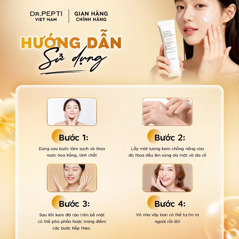 f095 - Kem chống nắng mini Dr.Pepti UV Plus Tone Up Sunscreen 8ml