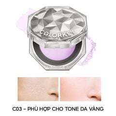 e951 - Phấn Phủ Dạng Bột COLORKEY Siêu Mịn Giúp Lớp Trang Điểm Tự Nhiên 8g LYO