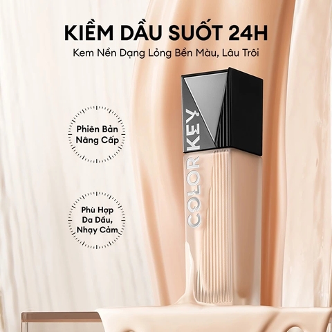 e965 - Kem Nền Lâu Trôi Dạng Lỏng Colorkey Long Lasting Flawless Liquid Foundation 30gr LYO