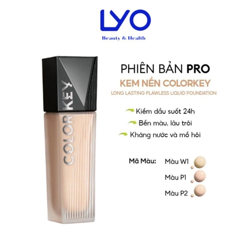 e965 - Kem Nền Lâu Trôi Dạng Lỏng Colorkey Long Lasting Flawless Liquid Foundation 30gr LYO