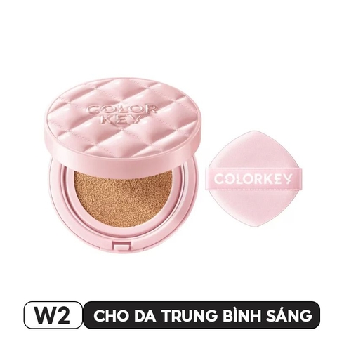 e952 - Cushion Chống Nắng Colorkey Long Lasting Flawless Britening SPF 50+ PA++++ 11g