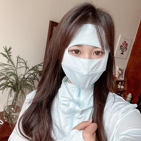 Khẩu Trang Vải Chống Tia UV, Chống Nắng Cao Cấp UPF50+ Bảo Vệ Da Mặt