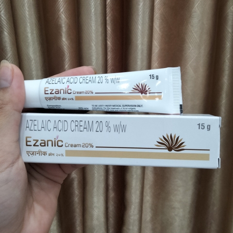 Gel  - Kem dưỡng Giảm mụn , Mờ Thâm , Dưỡng Sáng Da Ezanic 20% Azelaic Acid 15g