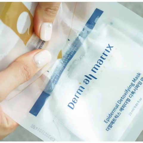 Mặt Nạ Thải Độc Derm All Matrix Epidermal Detoxifying Mask ( Hộp 4 miếng )