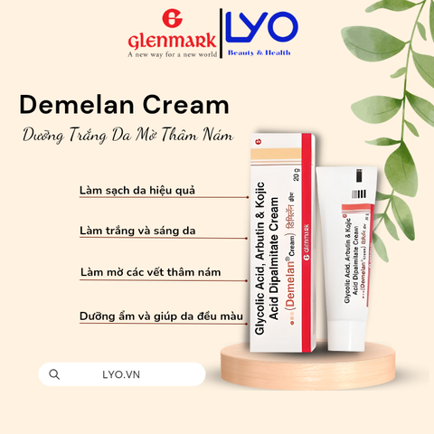 Kem Dưỡng Trắng Da Mờ Thâm Nám Demelan Cream 20g