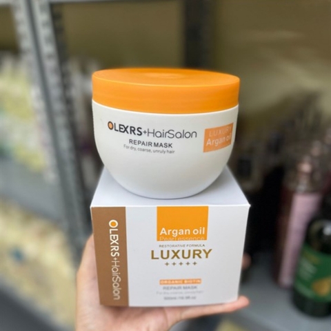 Kem Ủ Phục Hồi Tóc Olexrs Hair Salon Luxury Repair Mask Giúp tóc mềm mại 500ml