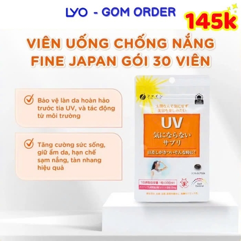 a835 - Viên uống chống nắng UV Care Plus Nhật Bản 30 viên