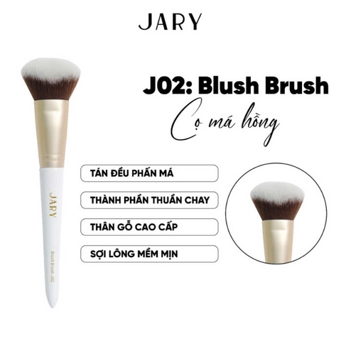 Bộ Cọ Trang Điểm Cao Cấp Thuần Chay Jary Makeup Brush Mềm Mại & Sắc Nét Hàn Quốc