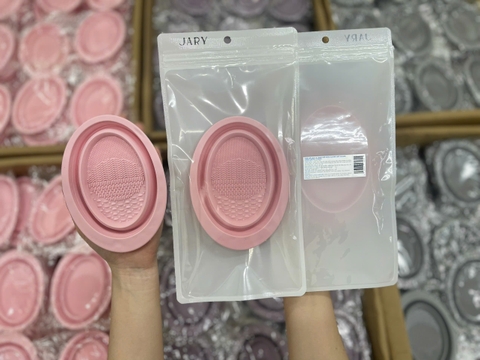 Chậu Làm Sạch Cọ & Giỏ Treo Phơi Khô Cọ Trang Điểm Jary Slicone Makeup Brush Cleaning / Hanging Brush Basket
