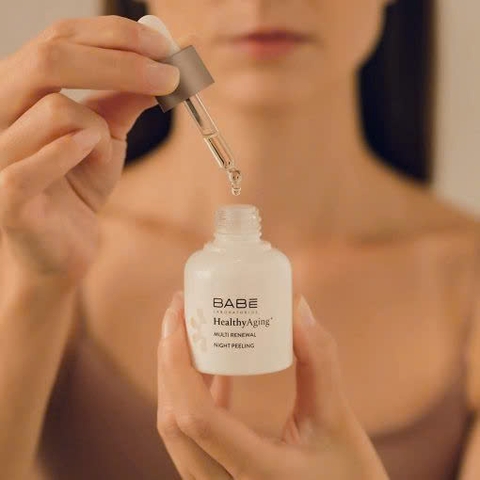 Tinh Chất Serum Tái Tạo Da Ban Đêm BABE Laboratorios Babé Healthy Aging+ Multi Renewal Night Peeling 30ml