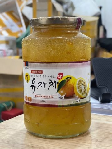 Mật Ong Chanh Vàng Hàn Quốc GIúp Làm Dịu Cổ Họng, Giảm Ho, Tăng Đề Kháng Masilraon Citron Honey Tea Trà Thanh Yên Hũ 1kg