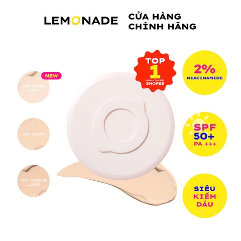 Phấn Nước Siêu Kiềm Dầu, Giúp Lớp Nền Lâu Trôi Lemonade Supermatte Cushion Làm Dịu Da, Điều Tiết Dầu Thừa 15g