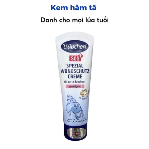 Kem Dưỡng Da Cho Bé Sơ Sinh Bubchen Wind & Wetter/ Calendula Gesichtspflege/ Pflege/ Spezial Wundschutz Creme Đức 75ml