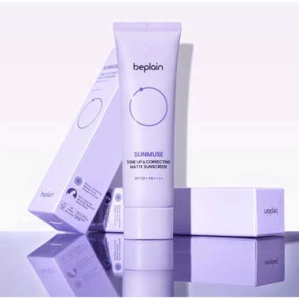 Kem Chống Nắng Vật Lý Thuần Chay Beplain Sunmuse Mineral Sunscreen SPF50+ PA++++ Nâng Tone, Dưỡng Ẩm Hàn Quốc 50ml