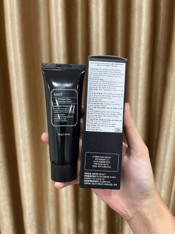Kem dưỡng phục hồi, dưỡng ẩm da Klairs Midnight Blue Calming Cream (Tuýp 60g)