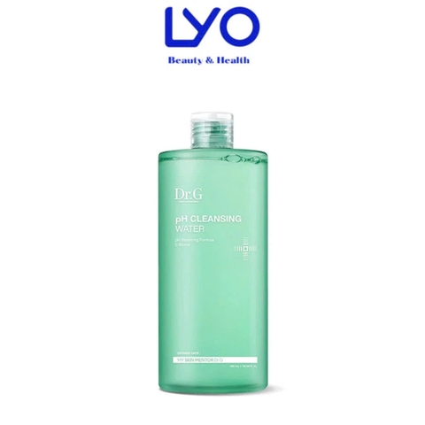 Nước Tẩy Trang Dịu Nhẹ Dr.G pH Cleansing Water Cấp Ẩm & Làm Sạch Sâu Hàn Quốc 490ml