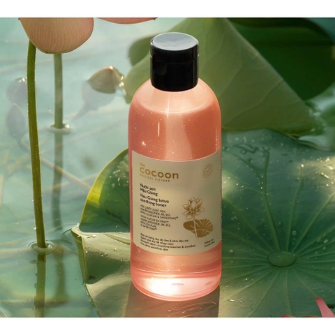 Nước Sen Hậu Giang Giúp Phục Hồi & Làm Dịu Da Cocoon Lotus Soothing Toner 50ml - 140ml - 310ml