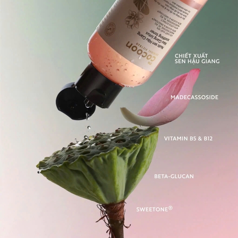 Nước Sen Hậu Giang Giúp Phục Hồi & Làm Dịu Da Cocoon Lotus Soothing Toner 50ml - 140ml - 310ml