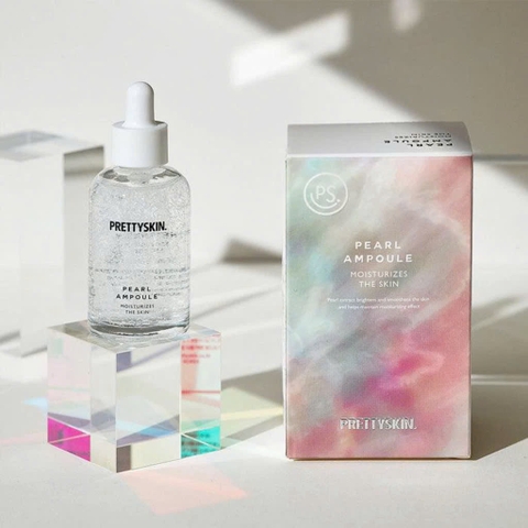 Tinh Chất Serum Dưỡng Trắng Da Ngọc Trai Pretty Skin Hàn Quốc Pearl Ampoule PrettySkin 50ml