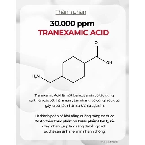 Siêu Tinh Chất Giảm Thâm Nám Chuyên Biệt Angel's Liquid Tranexamic Mela Zero Ampoule Dưỡng Sáng Làn Da Hàn Quốc 30ml