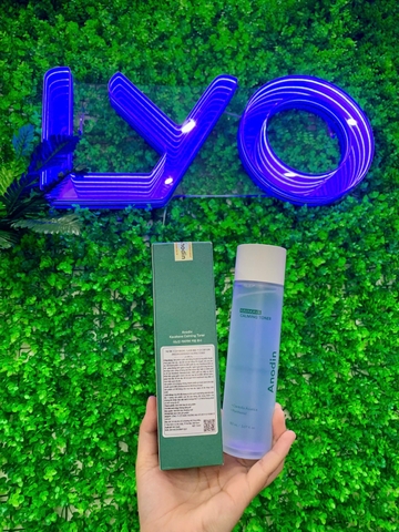 Nước Hoa Hồng Thuần Chay Cân Bằng, Làm Dịu Da, Cấp Ẩm Anodin KavaKava Calming Toner Cân Bằng Độ pH Cho Da Hàn Quốc 150ml