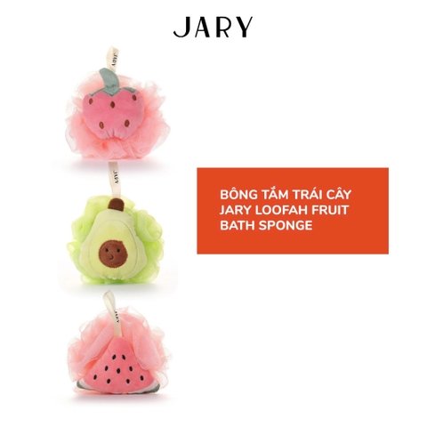 Bông tắm trái cây Jary Loofah Fruit Bath Sponge (Giao mẫu ngẫu nhiên) LYO