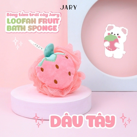 Bông tắm trái cây Jary Loofah Fruit Bath Sponge (Giao mẫu ngẫu nhiên) LYO